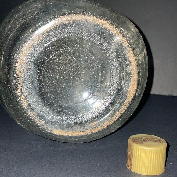 Half Gallon Glass Liquor Bottle Jug Handle Vintage Decanter Home Decor - Picture 9 of 10